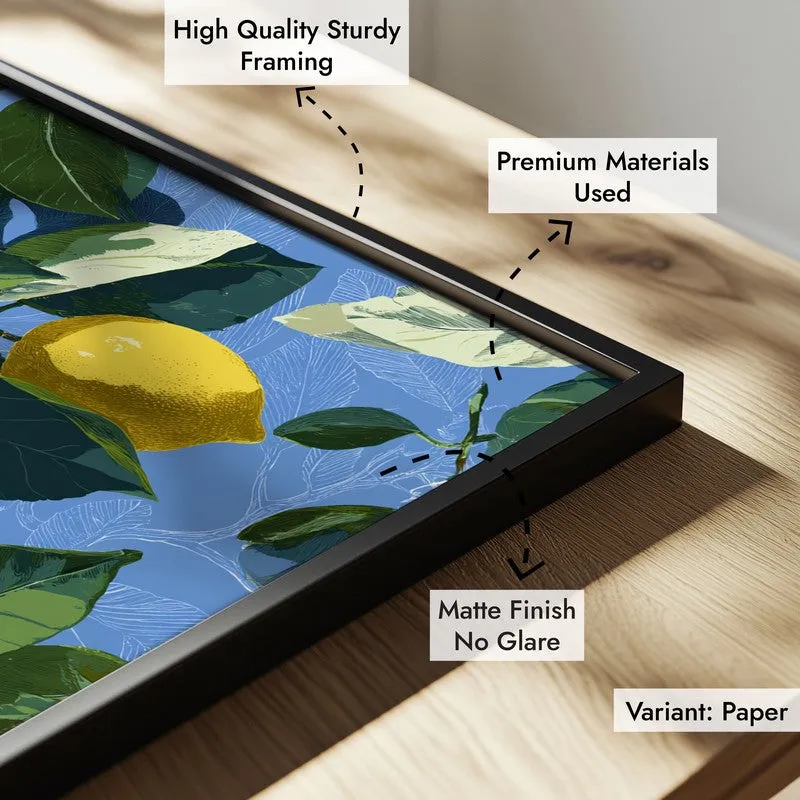 Tropical Vibes Canvas Wall Painting - Black Frame media 6