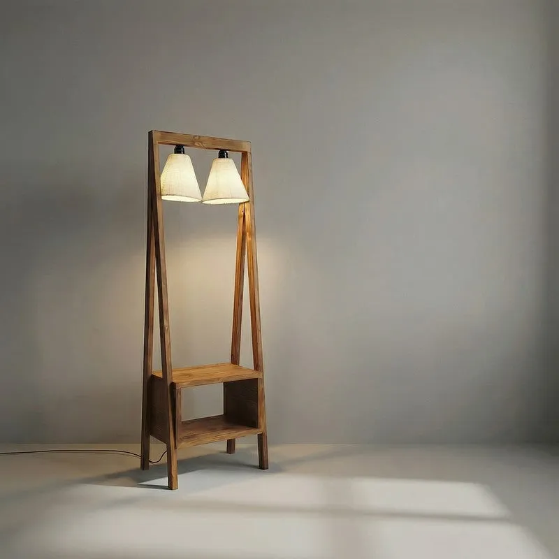Delvaux Wooden Shelf Floor Lamp media 7