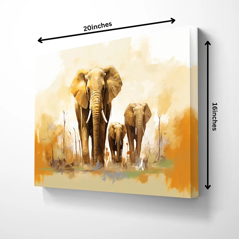 Savannah Family Canvas Wall Art media 5