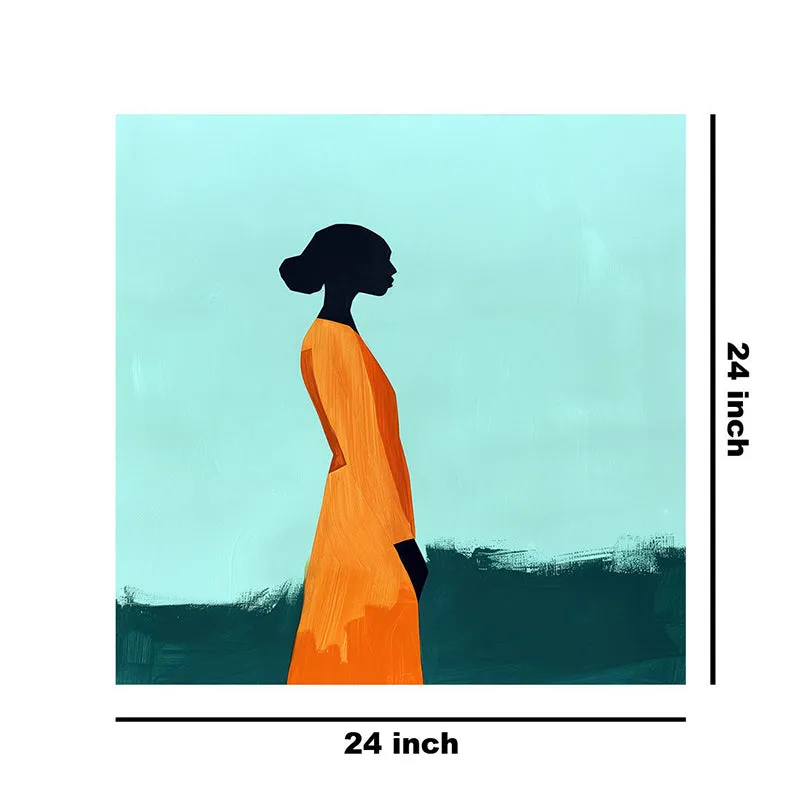 African Black Woman Poly Canvas Wall Painting media 9