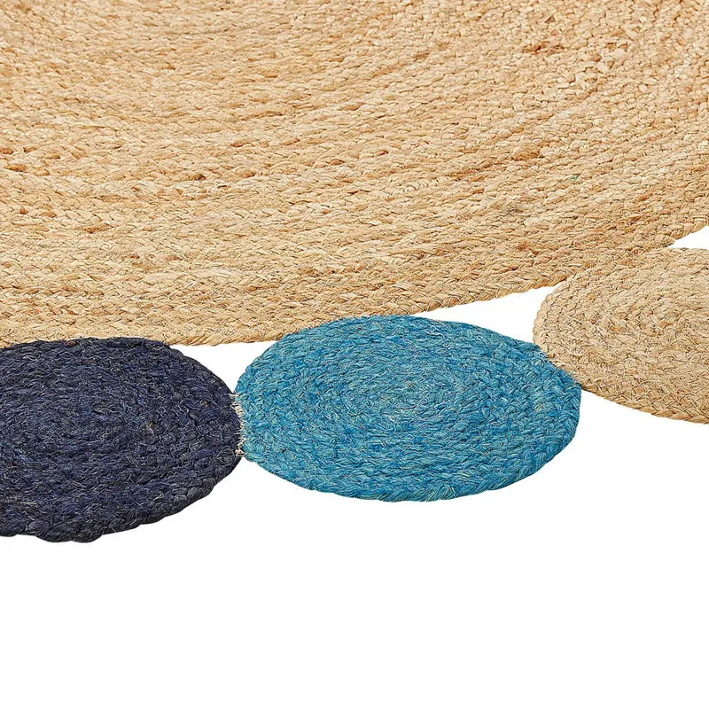 Plait Flora Braided Jute Area Rug - Multicolor media 4