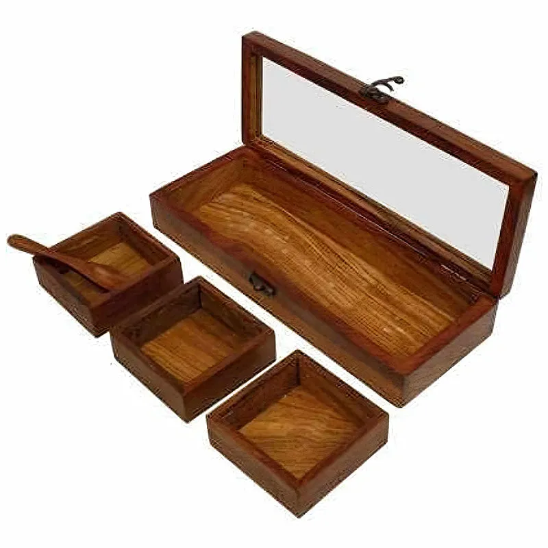 Aroma Cache Wood Masala Box media 6