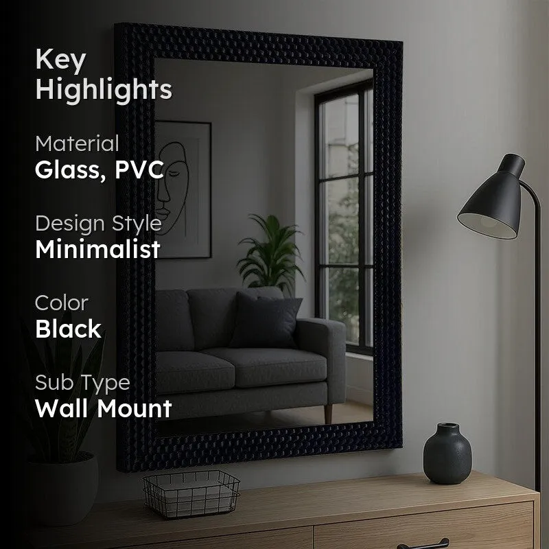 Sleekora Glass Mirror With MDF Frame media 2