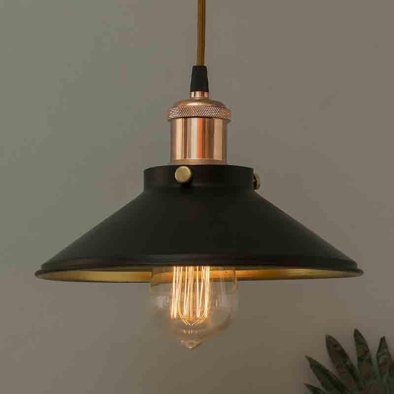Iris Metal Ceiling Lamp - Black/Bronze media 4