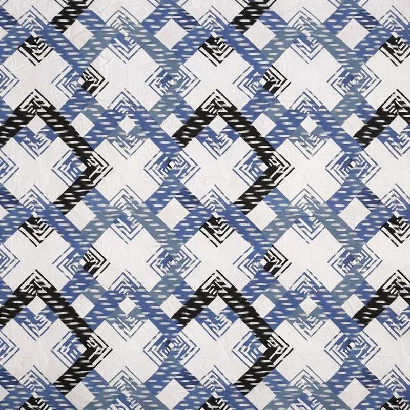 Inter Grid Cotton Bedsheet - 300 TC media 4