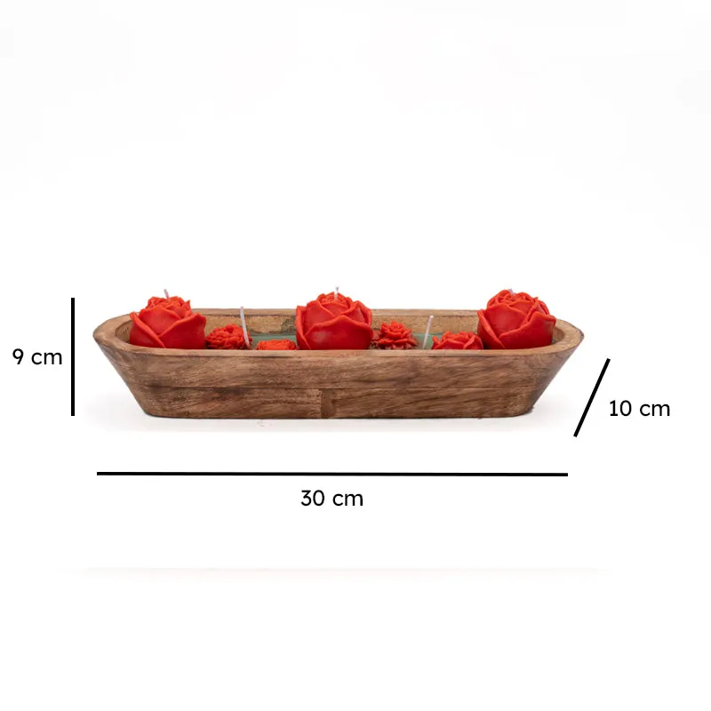 Rose Bath Scented Candle - Rose, Cinnamon media 6