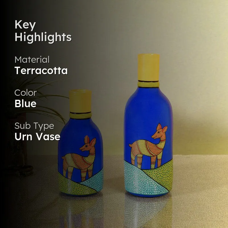 Indratan Terracotta Vase - Two Piece Set media 2