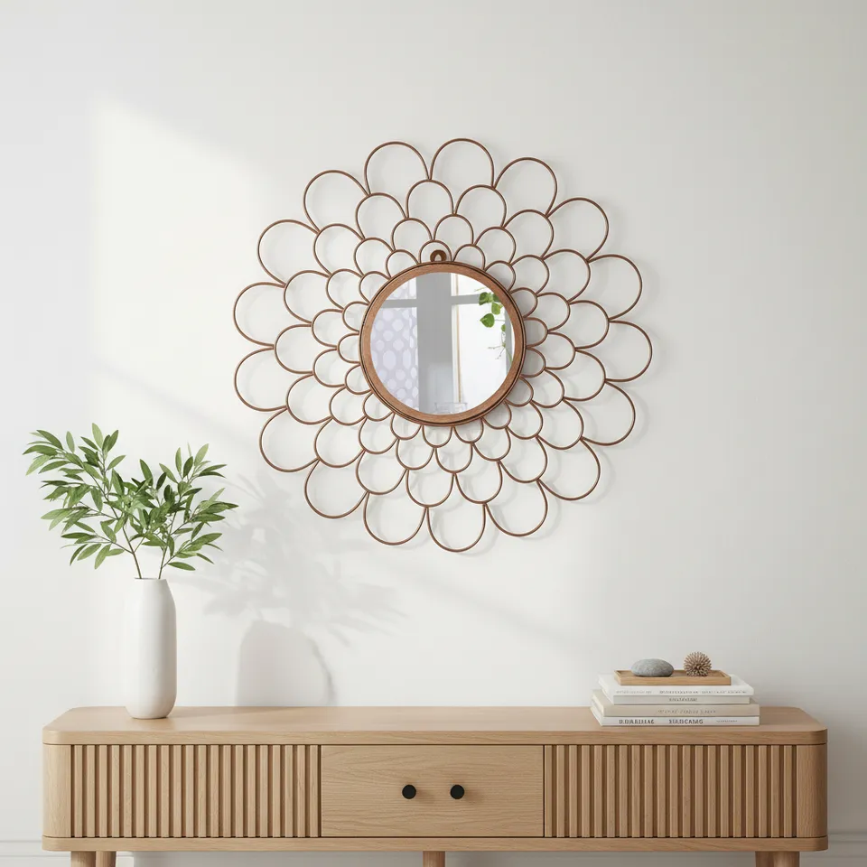Shimmer Snacker Wall Mirror - Copper - 1