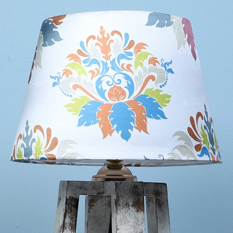 Nordlys Prism Printed Mango Wood Table Lamp - Multicolor media 4