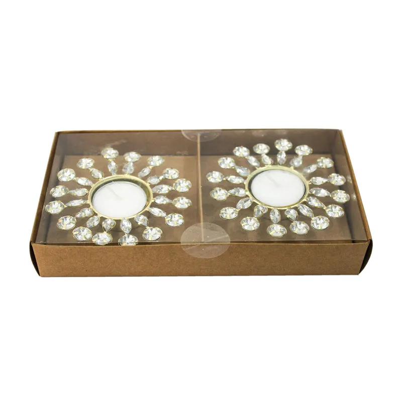 Surya Ornate Tea Light Holder (White) - Set Of Two media 4