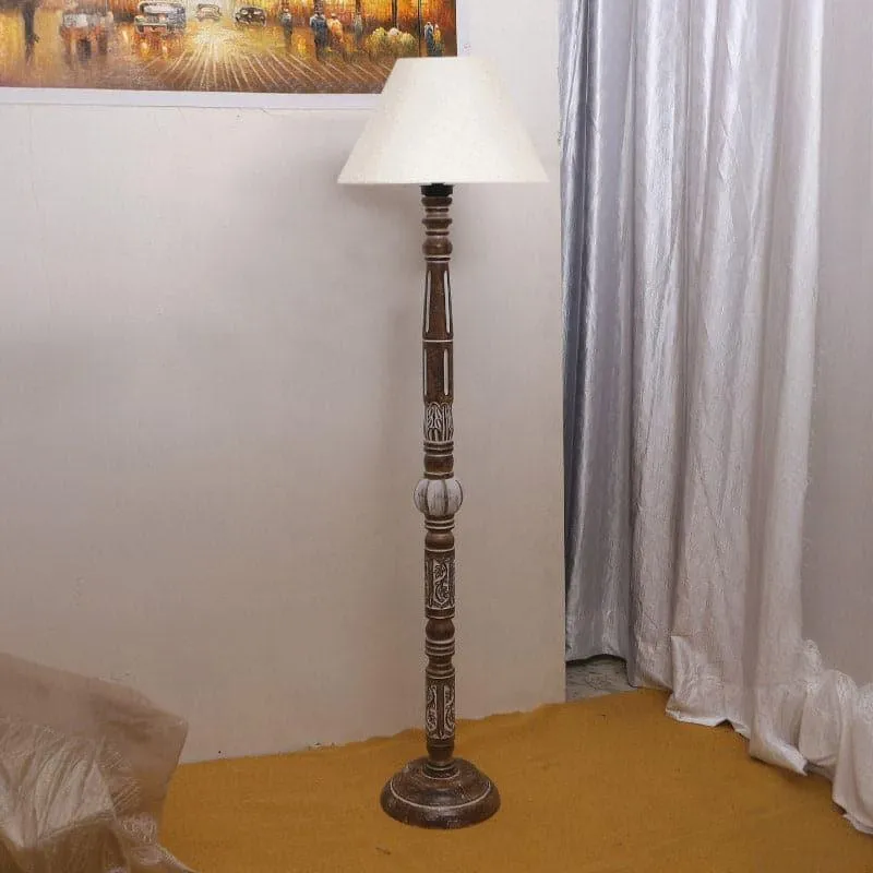 Colton Ezra Floor Lamp - White media 3