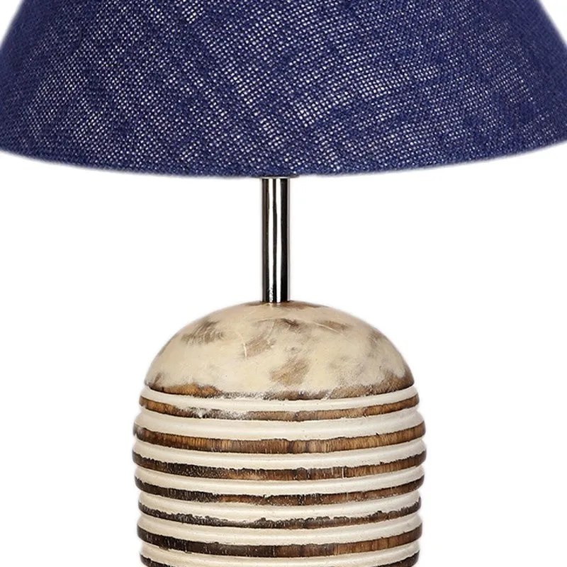 Lumexa Cotton & Wooden Table Lamp - Blue media 8