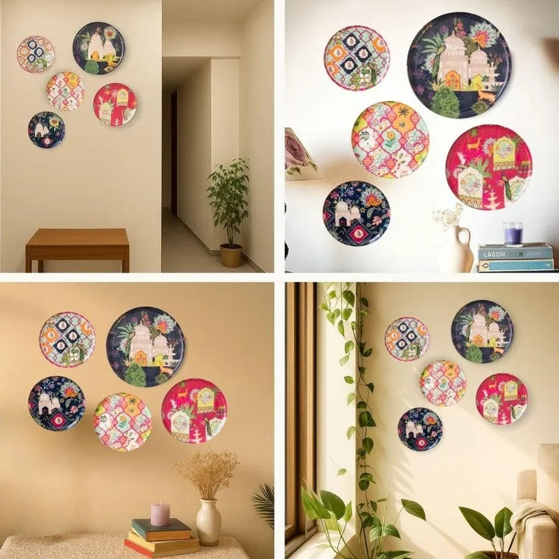 Enamel Wall Plates - Set Of Five media 7