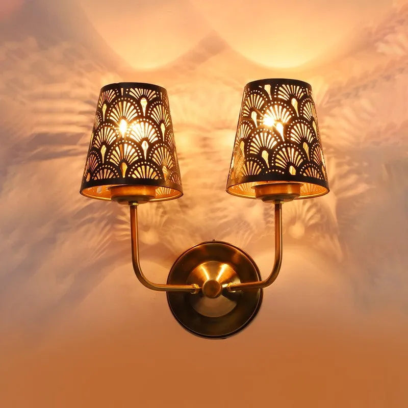 Filigree Duo Metal Wall Lamp media 6