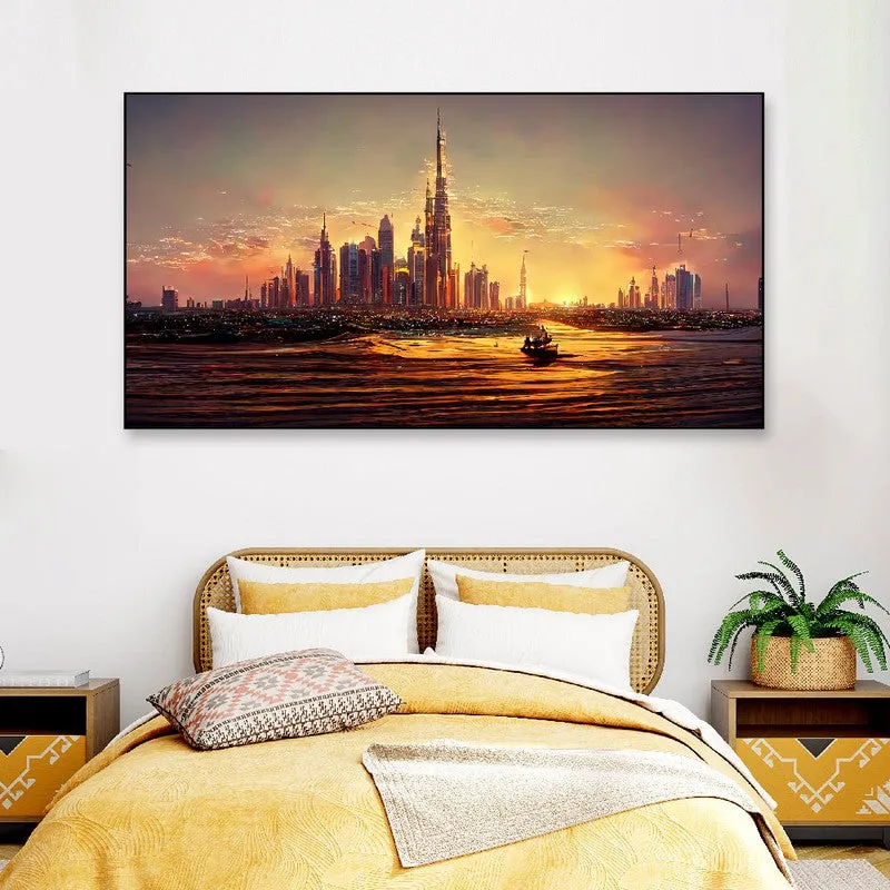 The City Shore Wall Painting media 1