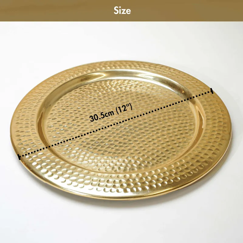 Kalya Metal Decorative Platter media 8