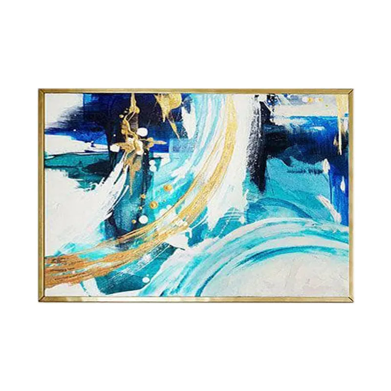 Reverence Canvas Wall Painting - Gold Frame media 6