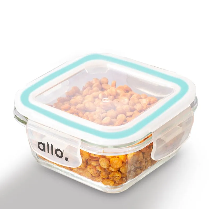 Oliva Square Glass Storage Container - 320 ML media 4