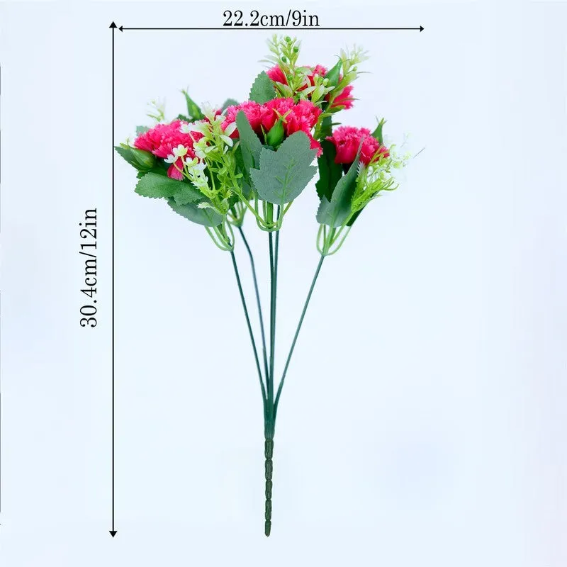 Timeless Blooms (Pink) Vibrant Artificial Bouquet - Set Of Two media 9