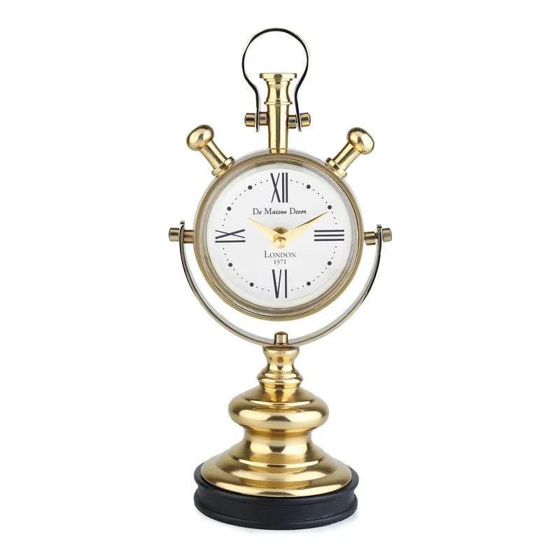 TickLine Table Clock - Gold media 4