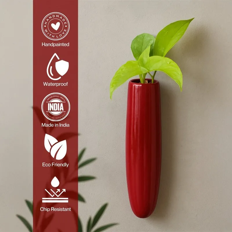 Yloria Pots & Planters (Red) - Set Of Two media 5