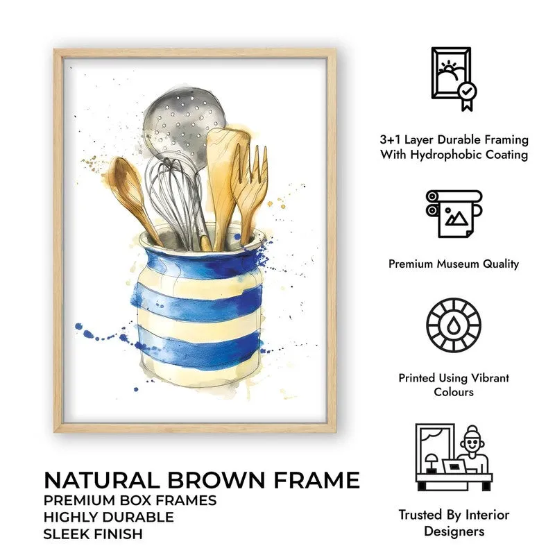 Spoon Studio Archival Canvas Wall Art - Brown media 10