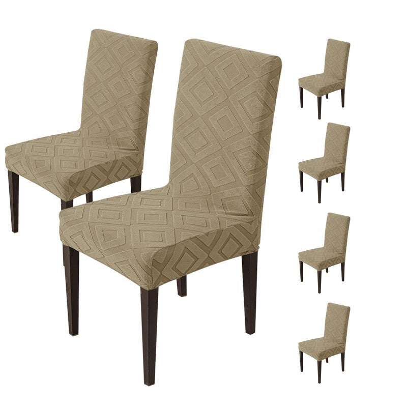 Eshanva Polyester Chair Cover - Set Of Six media 3