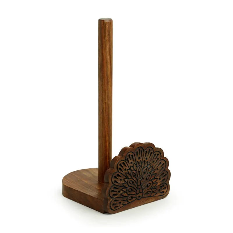 Anala Sheesham Wood Tissue Holder media 3