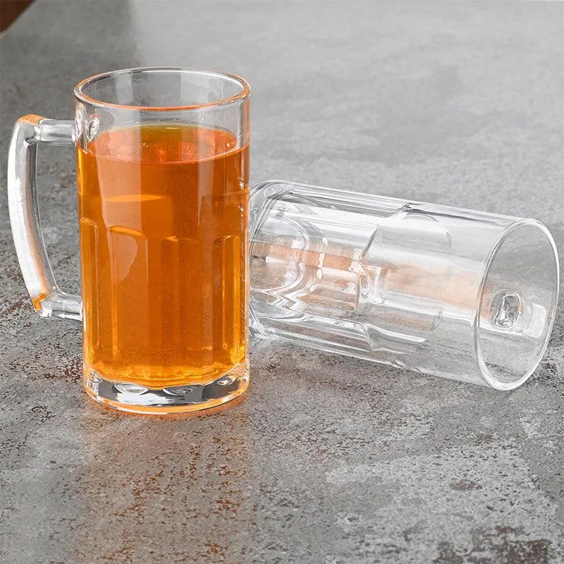 Lukyan Beer Mug (600 ML) - Set Of Two media 3