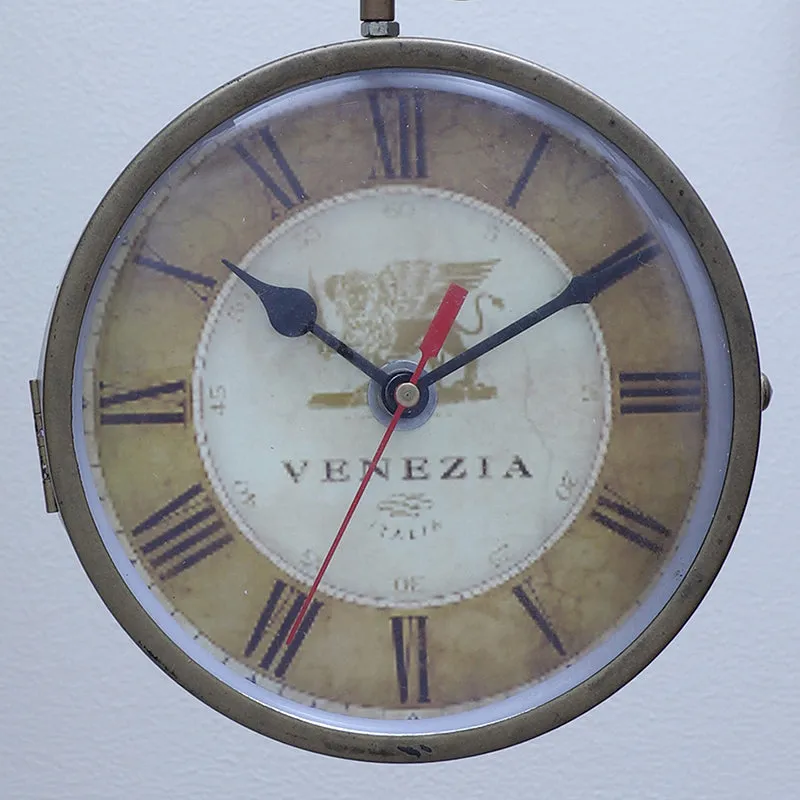 Baroque Minutes Iron Wall Clock media 5
