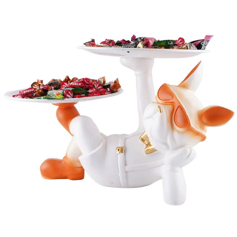 Chester Chic Painted Polyresin Show Piece - White media 4