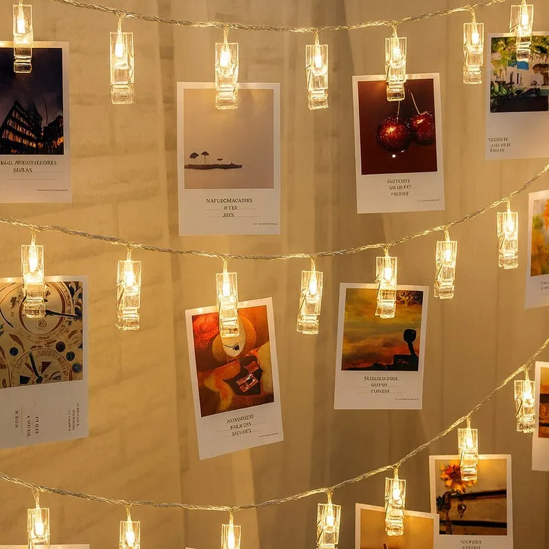 StarryNest Plastic Photo Clip String Lights media 3