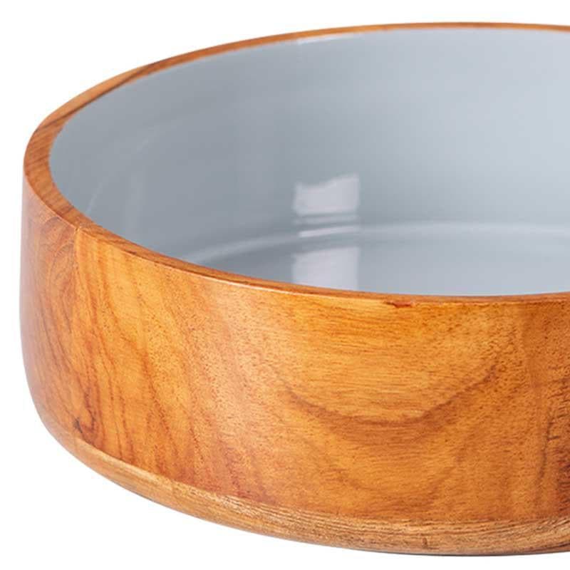 Rum Flat Serving Bowl - Grey media 6