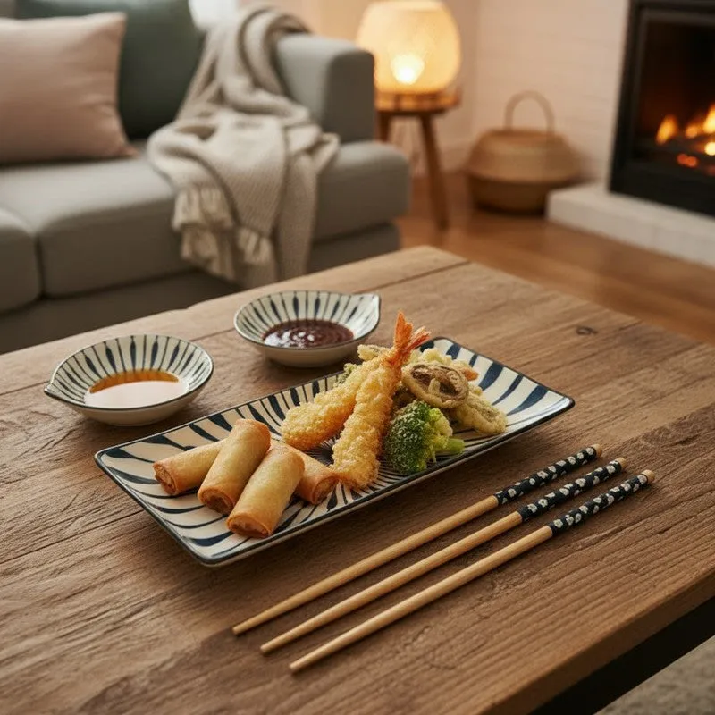 Grace Feast Ceramic Dinner Set (70 mL Each) - 7 Piece Set media 6