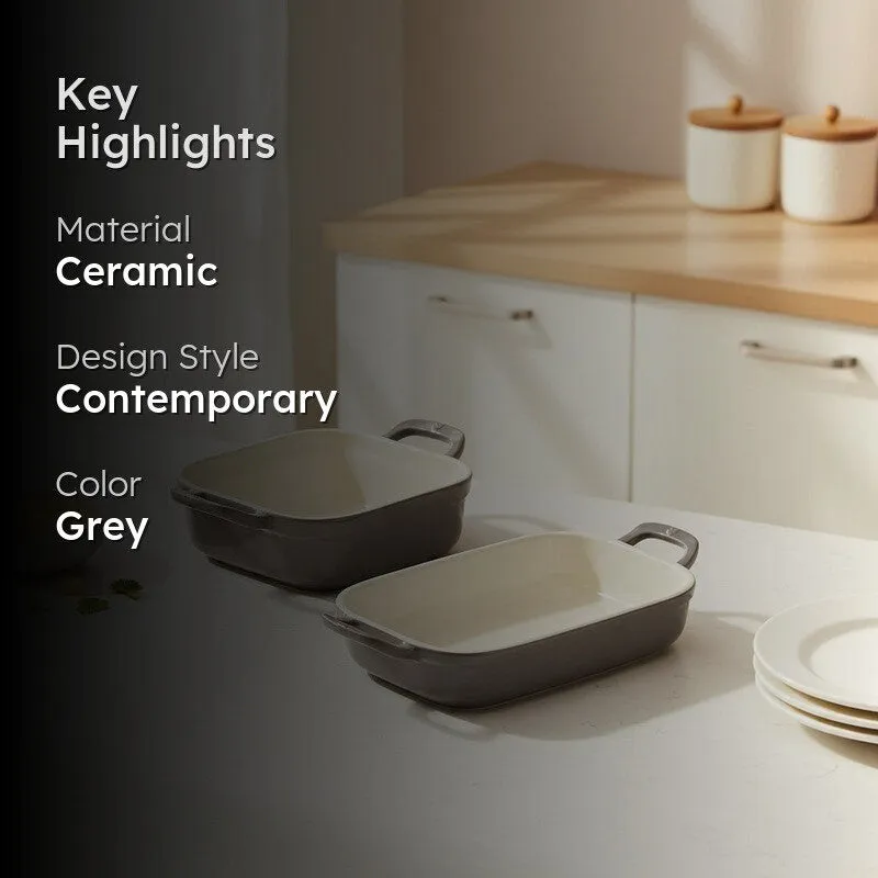 Cumin Co Ceramic Baking Trays - Grey media 2