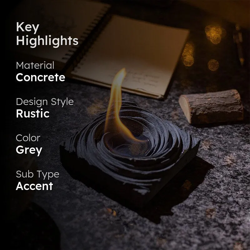 Cyclone Eye Concrete Firepit media 2