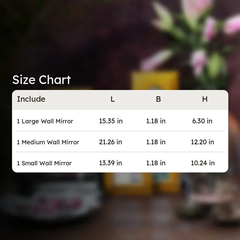 Frames of Reflection (Yellow) Wall Mirrors - Set Of Three media 5
