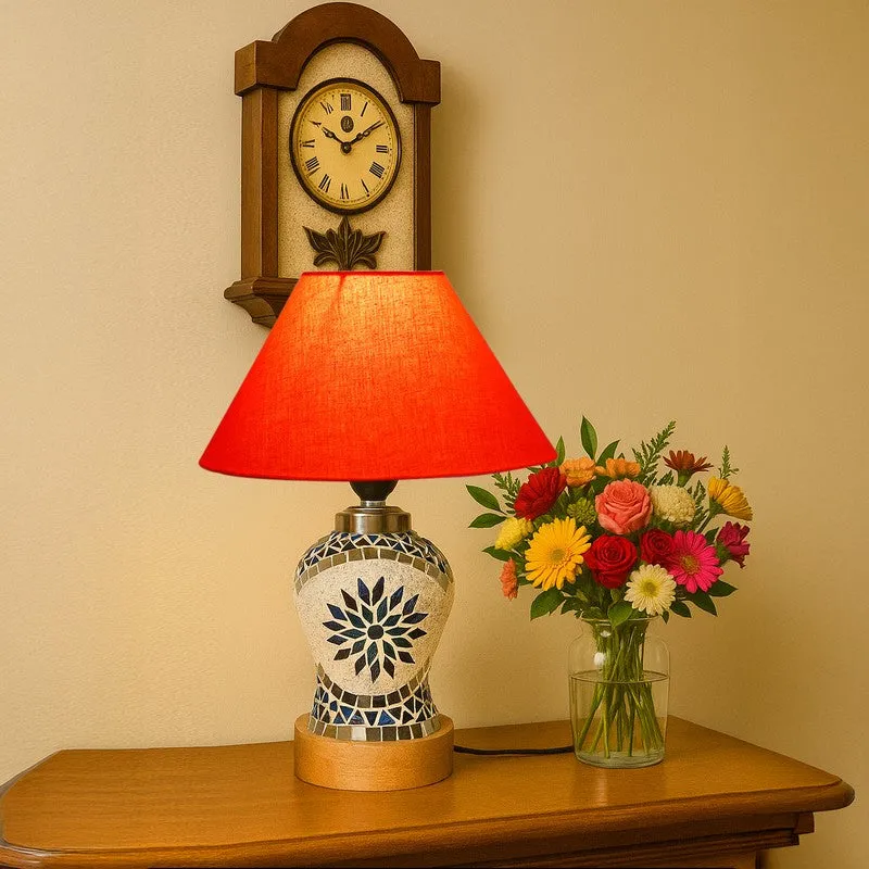 Ambirae Wooden Table Lamp - Multicolor media 3