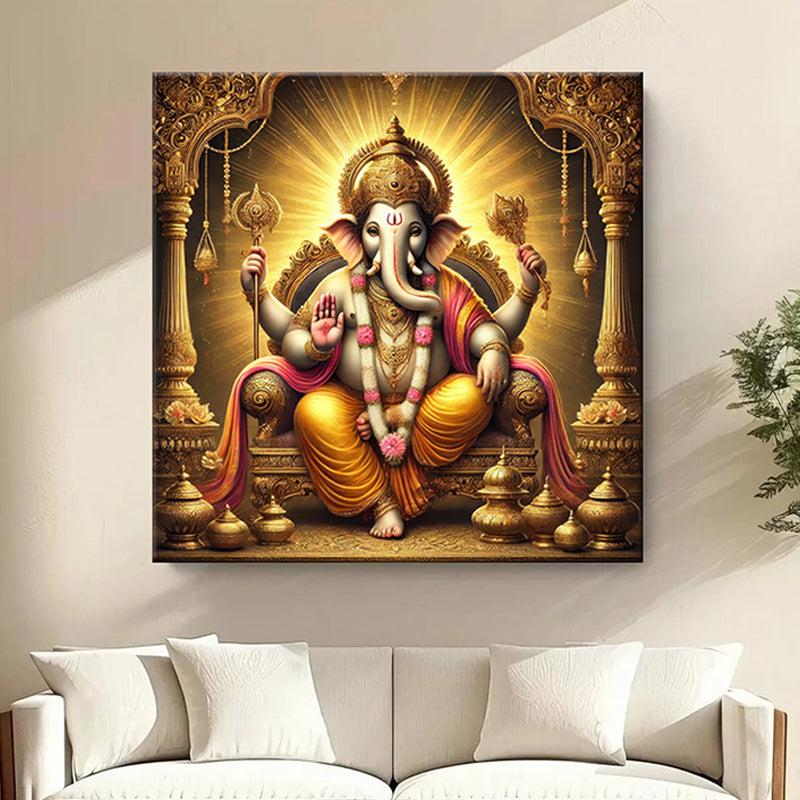 Dhoomaketu Vinayaka Wall Painting