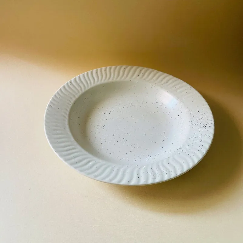 Raisel Pasta Plate (White) - Set of Two media 3