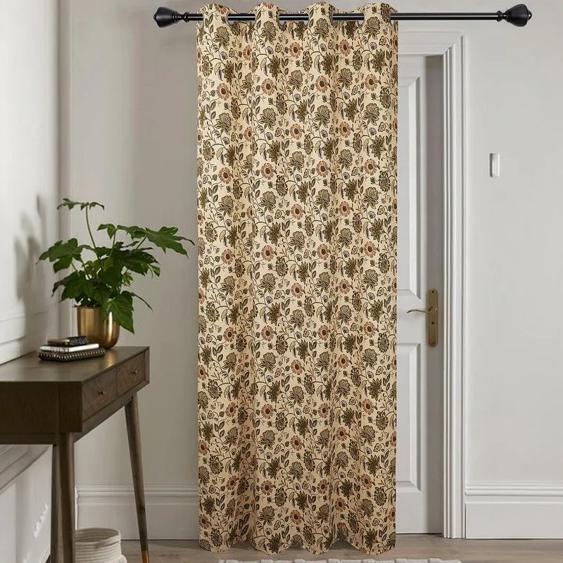Meadow Bloom Cotton Curtain media 4