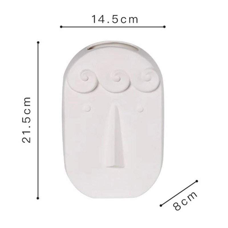 Express Face White Vase media 4