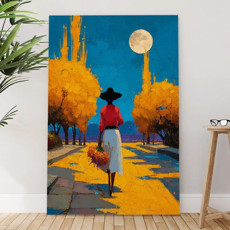 Golden Path Serenity Canvas Wall Art media 6
