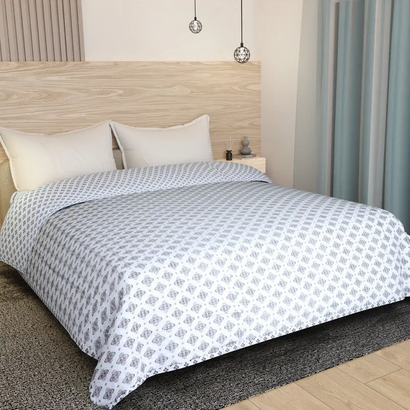 Florique Printed Cotton Dohar (Purple,White) - 120 GSM media 3