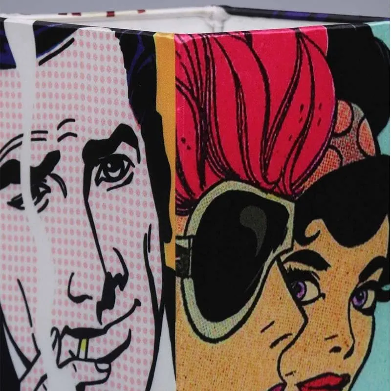 Vintage Vibe Fabric Table Lamp - Multicolor media 6
