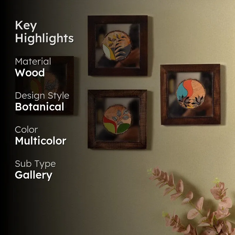 Abstract Flora Wall Art - Set Of Four media 2