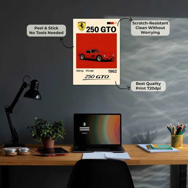 Ferrari 250 GTO Wall Poster media 6