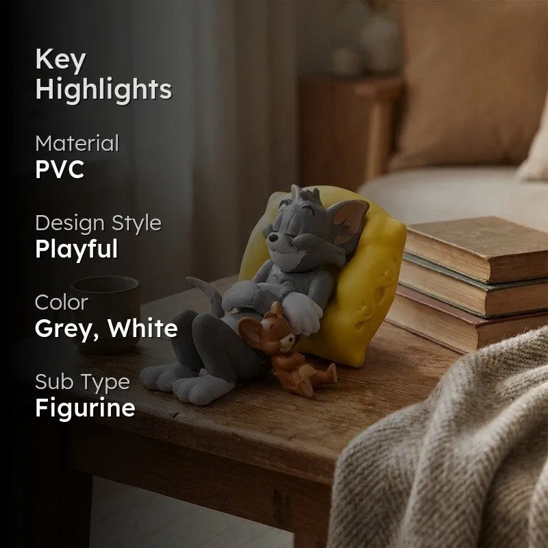 Cozy Cat PVC Showpieces - Grey media 2