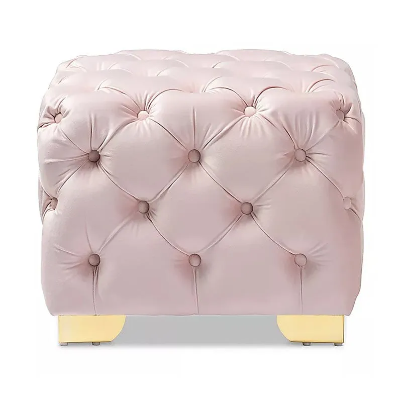 Averon Pluffa Ottoman - Pink media 4