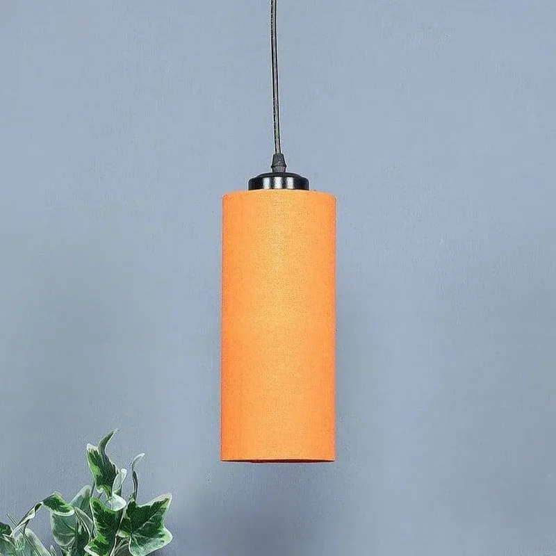 Solid Squad Cotton Ceiling Lamp - Orange media 3